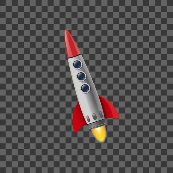 Space rocket concept — Stock Vector