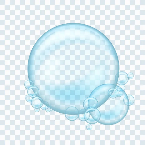 肥皂水泡沫 — 图库矢量图片