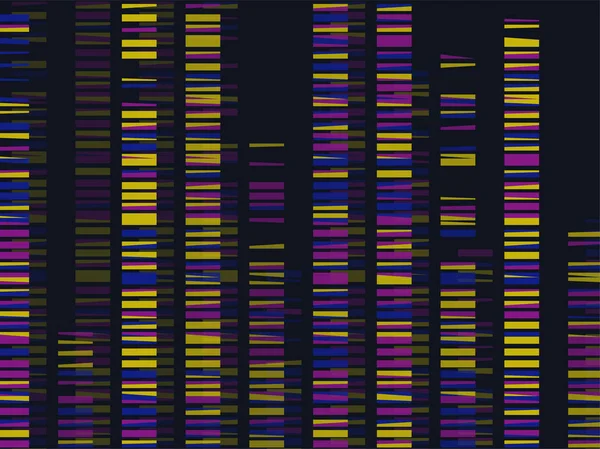 DNA medico colorato — Vettoriale Stock