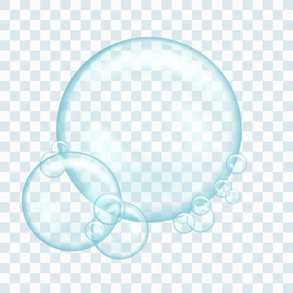 Mýdlové vody bubliny — Stockový vektor