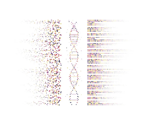 Büyük genomik veri görselleştirme — Stok Vektör