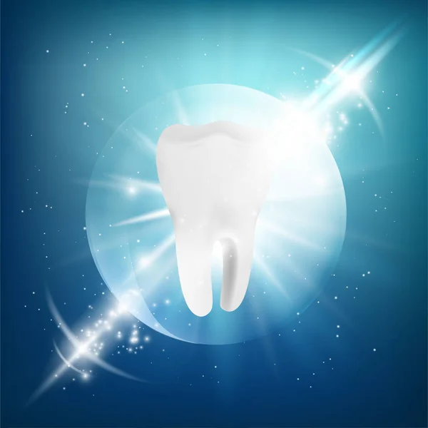 Tandheelkundige zorg tand — Stockvector