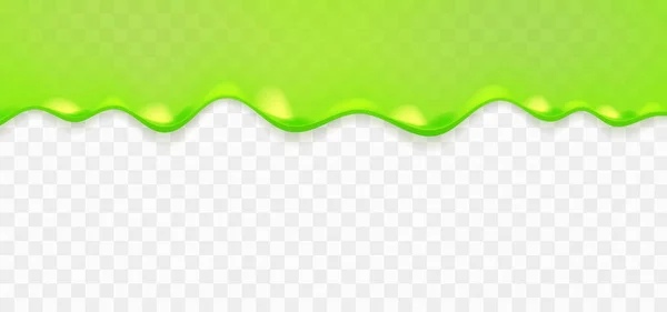 Realistický zelený sliz — Stockový vektor