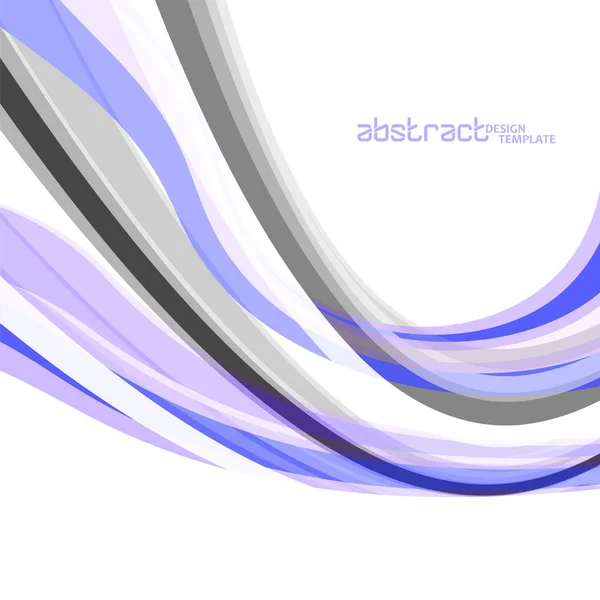 Abstract colorful wave background — Stock Vector