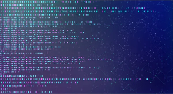 Stor genomisk data visualisering — Stock vektor