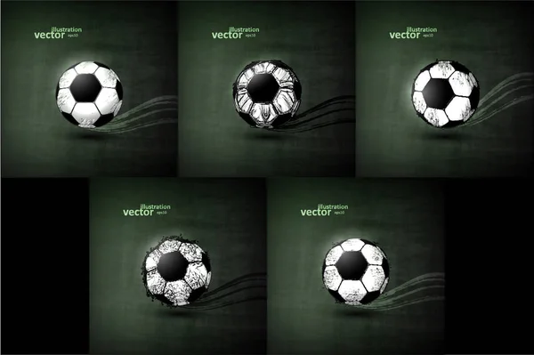 Soccer Ball, vector illustratie eps10 — Stockvector