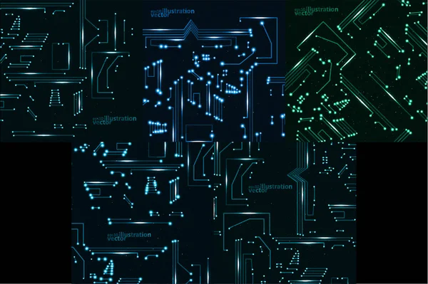 Circuit board background — Stock Vector