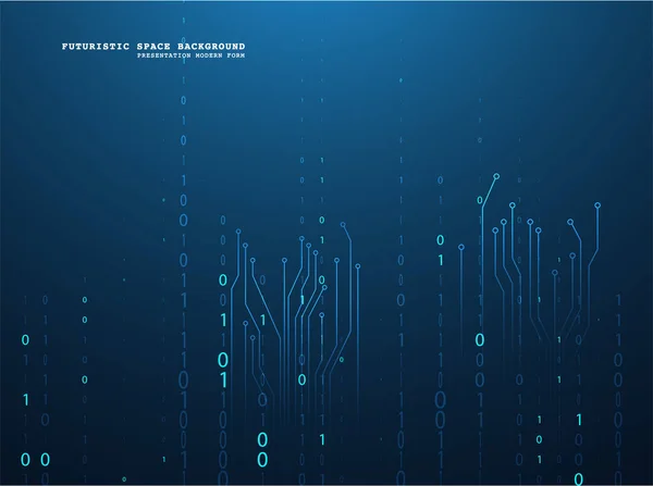 Antecedentes Tecnologia Abstrata Big Data Para Tecnologia Futura Pesquisa Dados — Vetor de Stock