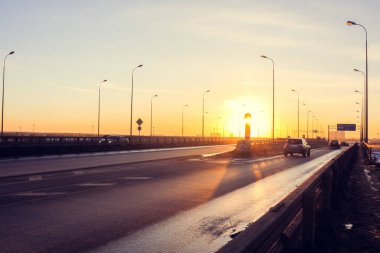 Yol günbatımı, yan yol yol çıkış