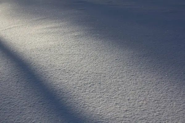 Textura Neve Sombras Neve — Fotografia de Stock