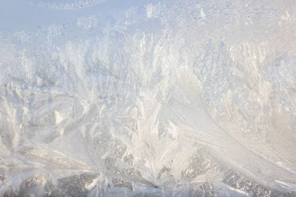 Frosted Patterns Glass — Stock Photo, Image