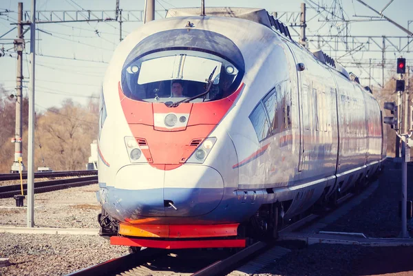 Tren Ruso Alta Velocidad Peregrine Falcon — Foto de Stock