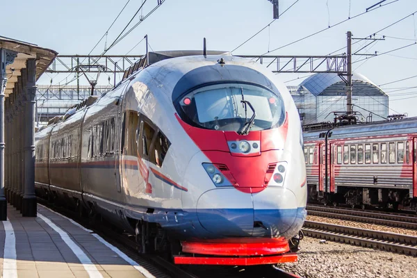 Tren Ruso Alta Velocidad Peregrine Falcon — Foto de Stock