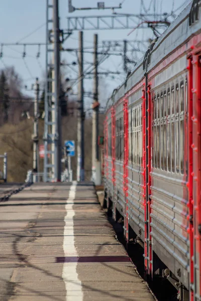 Train Russe Est Quai — Photo