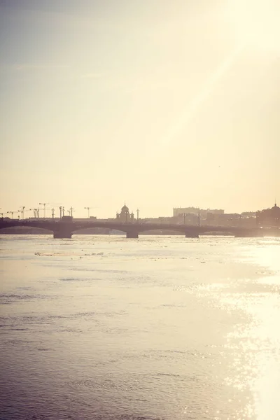 在圣彼得堡的无河桥上 — 图库照片