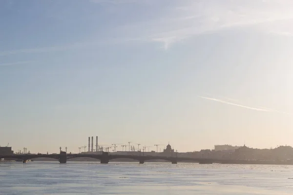 Bridge Neva River Petersburg — Stock Photo, Image