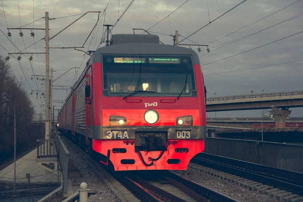 한다입니다 기차로 러시아 2018Railway — 스톡 사진