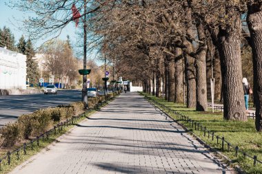 Şehrin Puşkin sokaklarında. Mayıs 2018