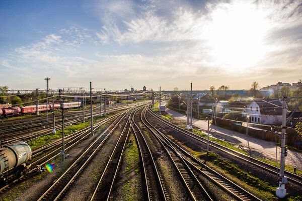 РЖД в весенних рельсах
