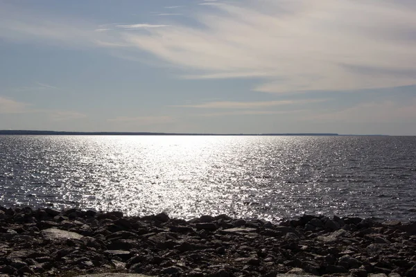 Golfo Finlandia Luz Del Sol —  Fotos de Stock