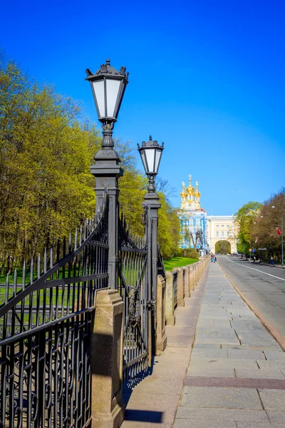Streets City Pushkin May 2018 — Stock Photo, Image