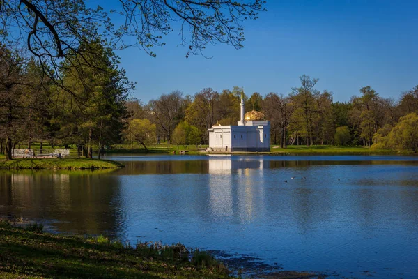Łaźnia Turecka Catherine Parku Puszkina Leningrad Region Petersburg Maja 2018 — Zdjęcie stockowe