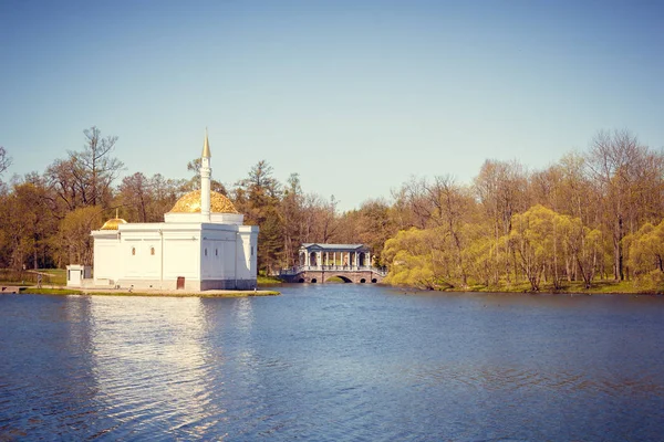 Łaźnia Turecka Catherine Parku Puszkina Leningrad Region Petersburg Maja 2018 — Zdjęcie stockowe