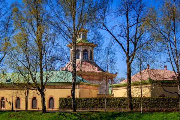 Chiński Dom Parku Aleksandra Puszkina Rosja Leningrad Region Może 2018 — Zdjęcie stockowe