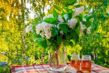 Gün - buz çay sonundaki ferahlatıcı yaz içeceği