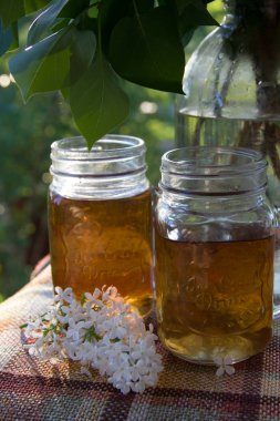 Gün - buz çay sonundaki ferahlatıcı yaz içeceği