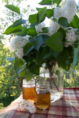 Gün - buz çay sonundaki ferahlatıcı yaz içeceği