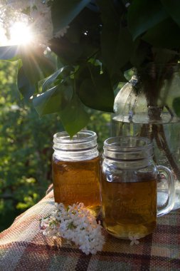 Gün - buz çay sonundaki ferahlatıcı yaz içeceği