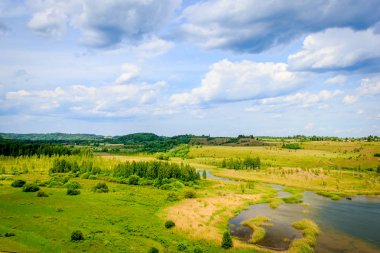 Pskov, Izborsk yakın Rus alan alanlarda