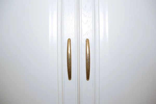 Ξύλινη Ντουλάπα Φως Στο Διάδρομο Ντουλάπα Στο Διάδρομο — Φωτογραφία Αρχείου
