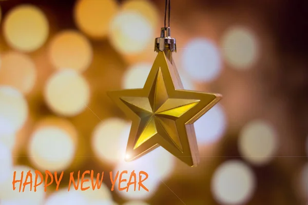 Happy New Year 2019 sparkles firework with dirty defocused light blur bokeh background. Happy New Year Card