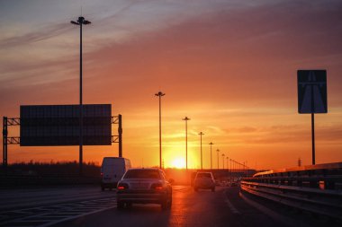 Yol günbatımı, yan yol yol çıkış