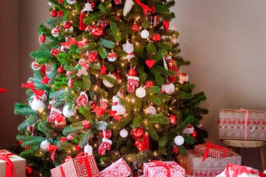 Geleneksel Noel dekorasyon ayrıntıları