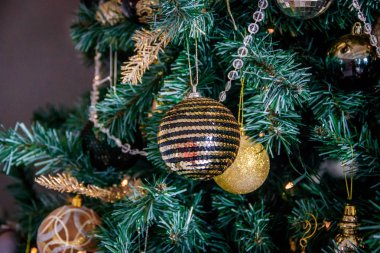 Geleneksel Noel dekorasyon ayrıntıları