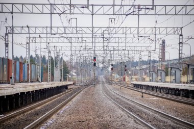 Boş Rus Demiryolları görünümü