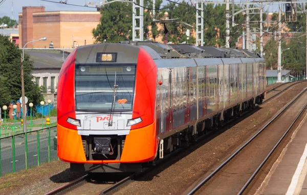 Russia 2018 Train Rails — Stock Photo, Image