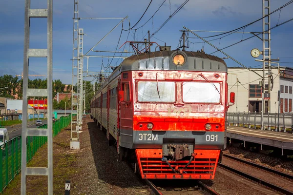 Russia 2018 Treno Rotaia — Foto Stock