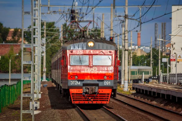 Russia 2018 Train Rails — Stock Photo, Image