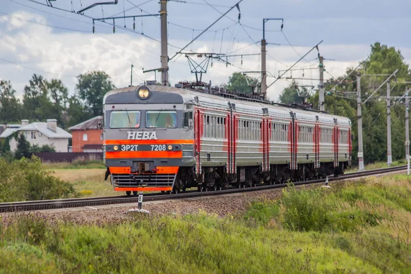 ロシア 2018 レール上の列車 — ストック写真