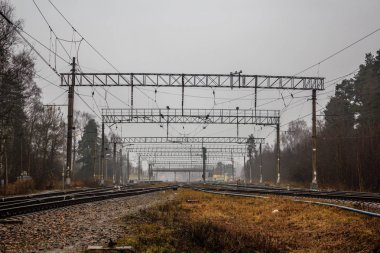 Boş Rus Demiryolları görünümü