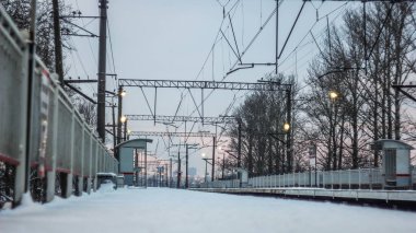 Boş Rus Demiryolları görünümü