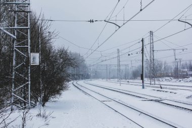 Boş Rus Demiryolları görünümü
