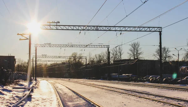 Boş Rus Demiryolları görünümü
