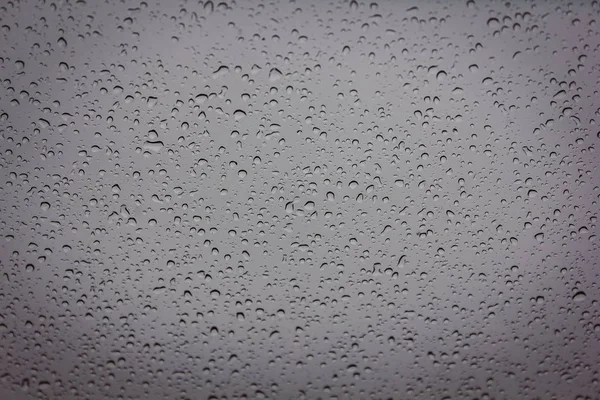 Gotas Água Copo Fundo Gotas Água Que Fluem Para Baixo — Fotografia de Stock