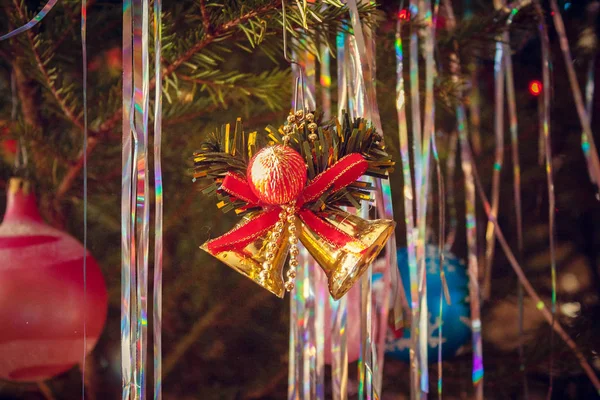 Brinquedos Árvore Natal Decoração Decorativa Férias Clima Festivo Ano Novo — Fotografia de Stock