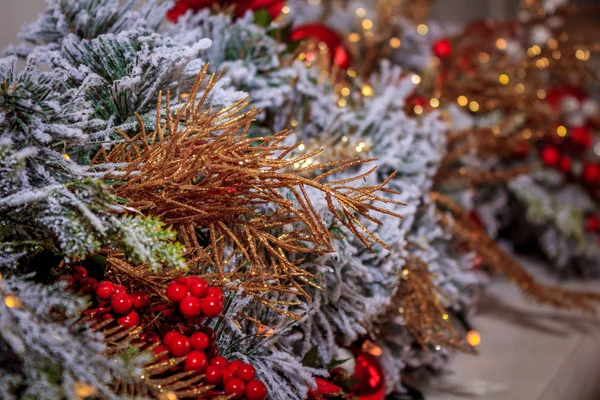 Elementos Decoração Tradicional Natal — Fotografia de Stock